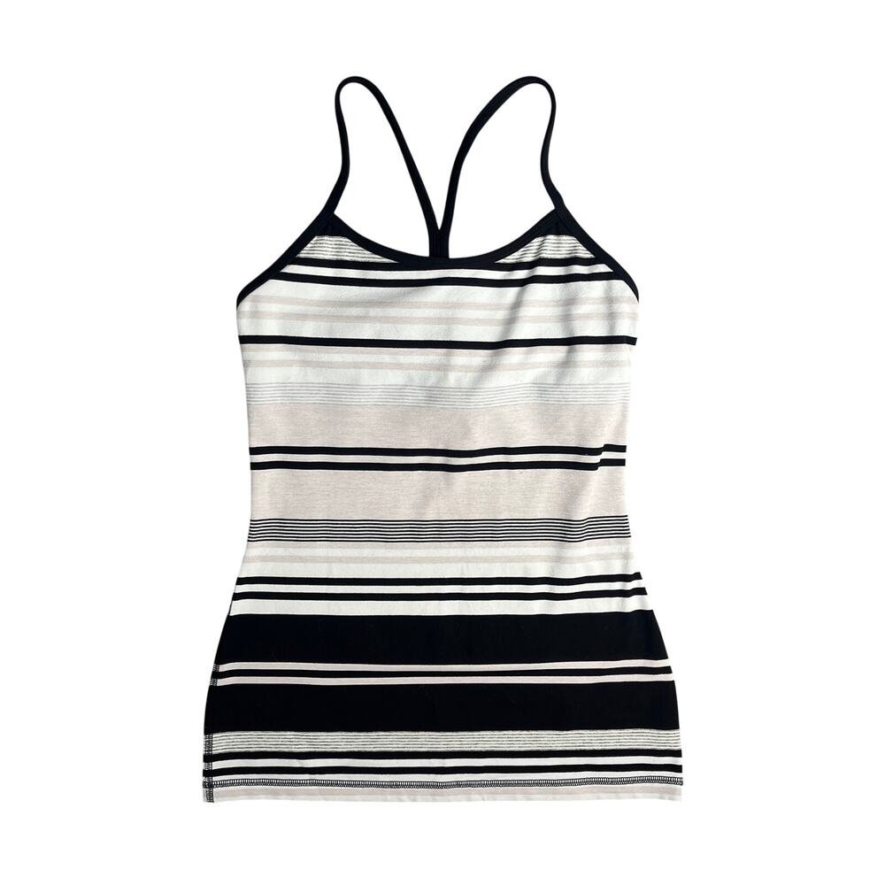 Lululemon Luon Yoga Tank Women 6 Power Y Racerback